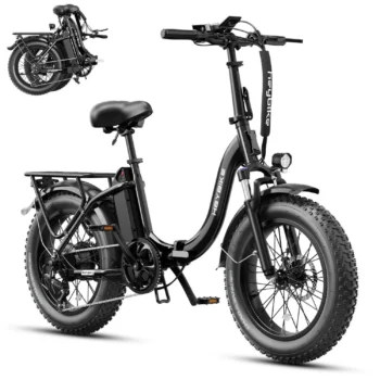 Heybike Ranger 2.0 Folding Electric Bike – Midnight Black